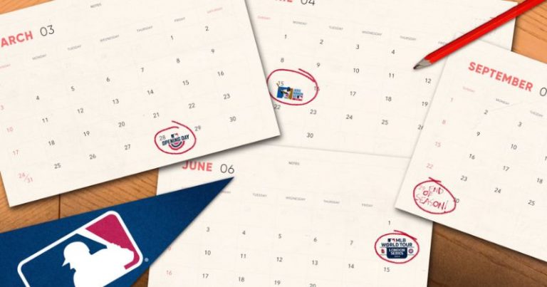 the MLB Calendar of 2024